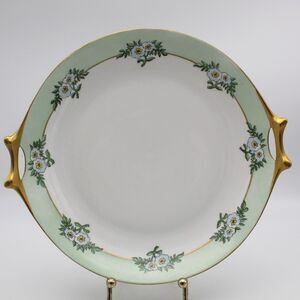 Hutschenreuther Serving or Cake Plate Dogwood Floral Design Bavaria